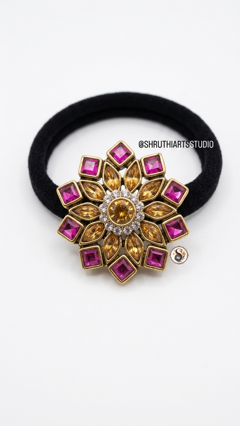 Kundan Hair ties SN-01-0000278