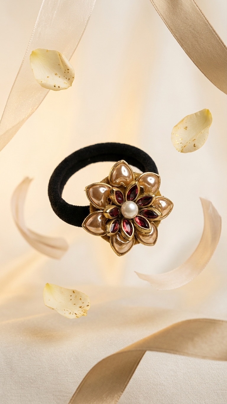 Kundan Hair ties SN-01-0000269