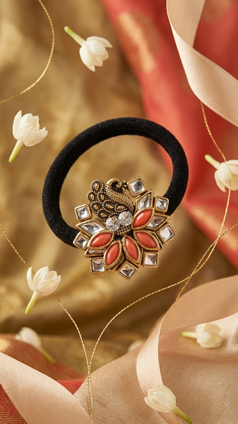 Kundan Hair ties SN-01-0000270