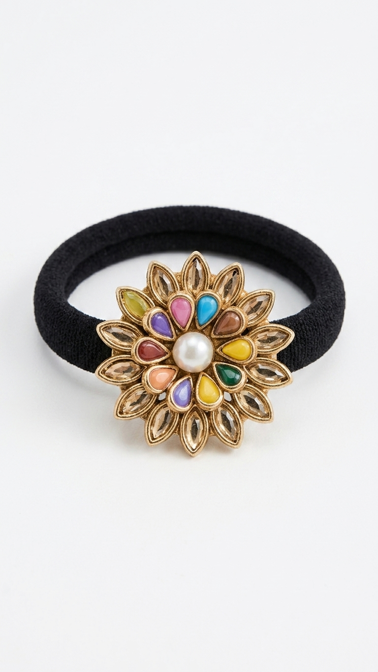 Kundan Hair ties SN-01-0000271
