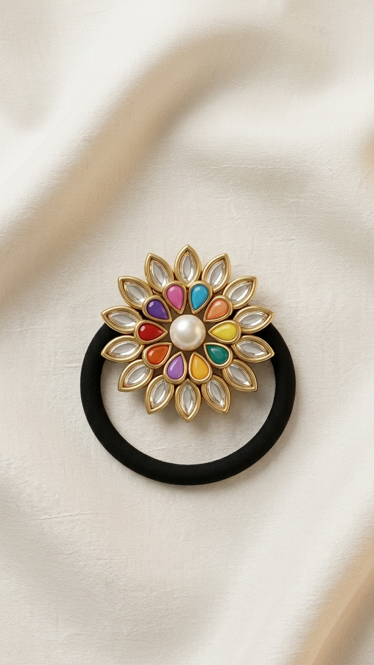 Kundan Hair ties SN-01-0000271