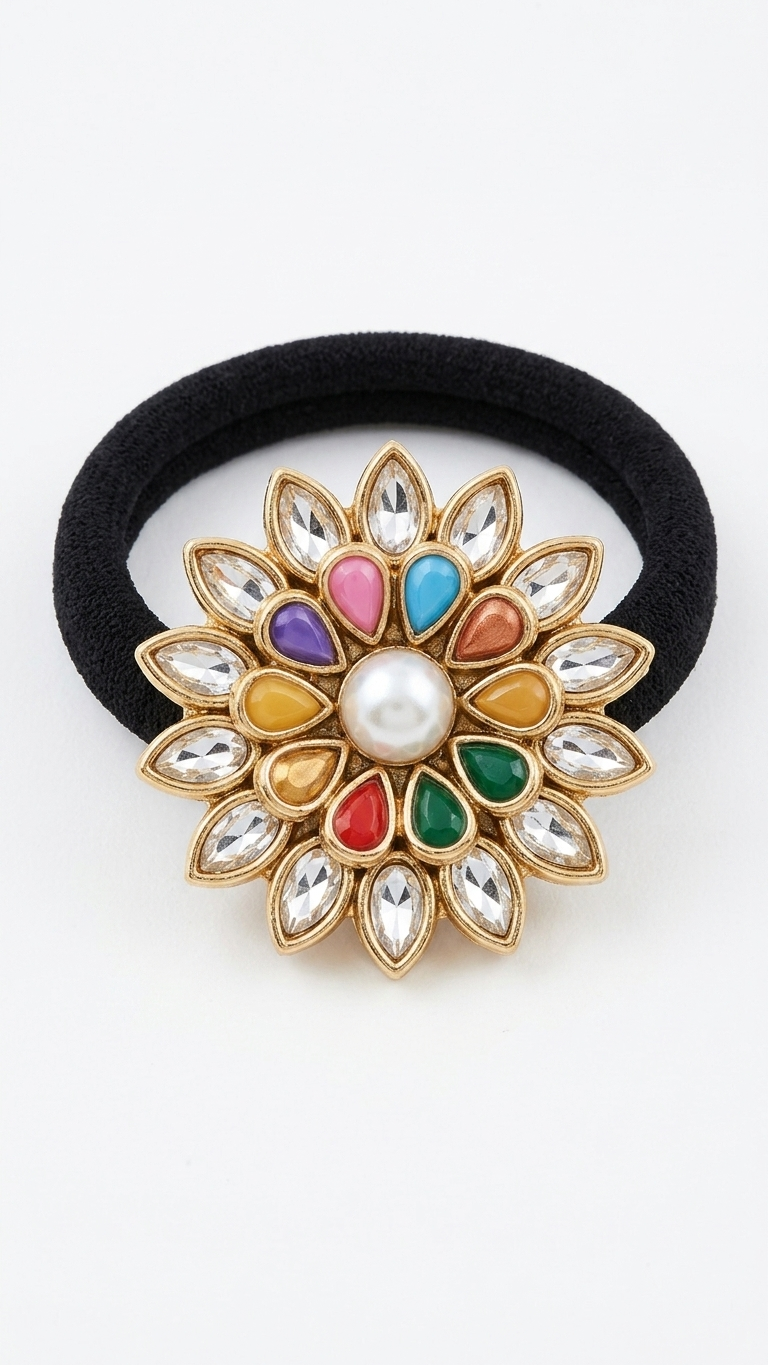 Kundan Hair ties SN-01-0000275