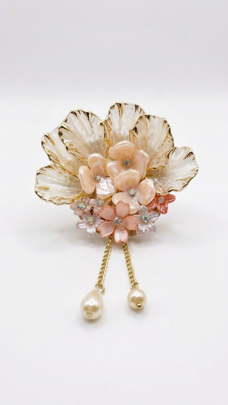 Floral Brooch Clips SN-01-0000305