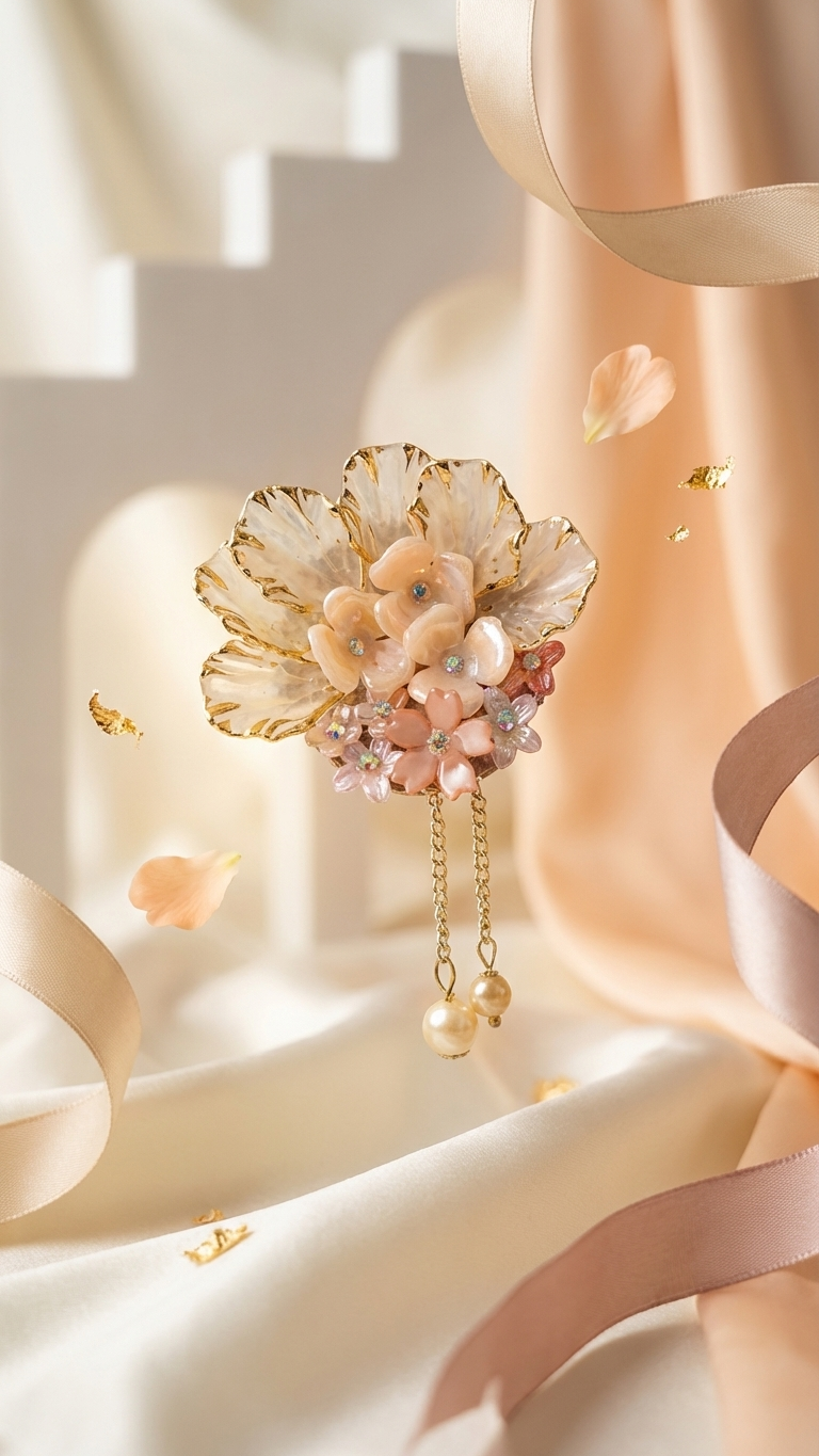 Floral Brooch Clips SN-01-0000305