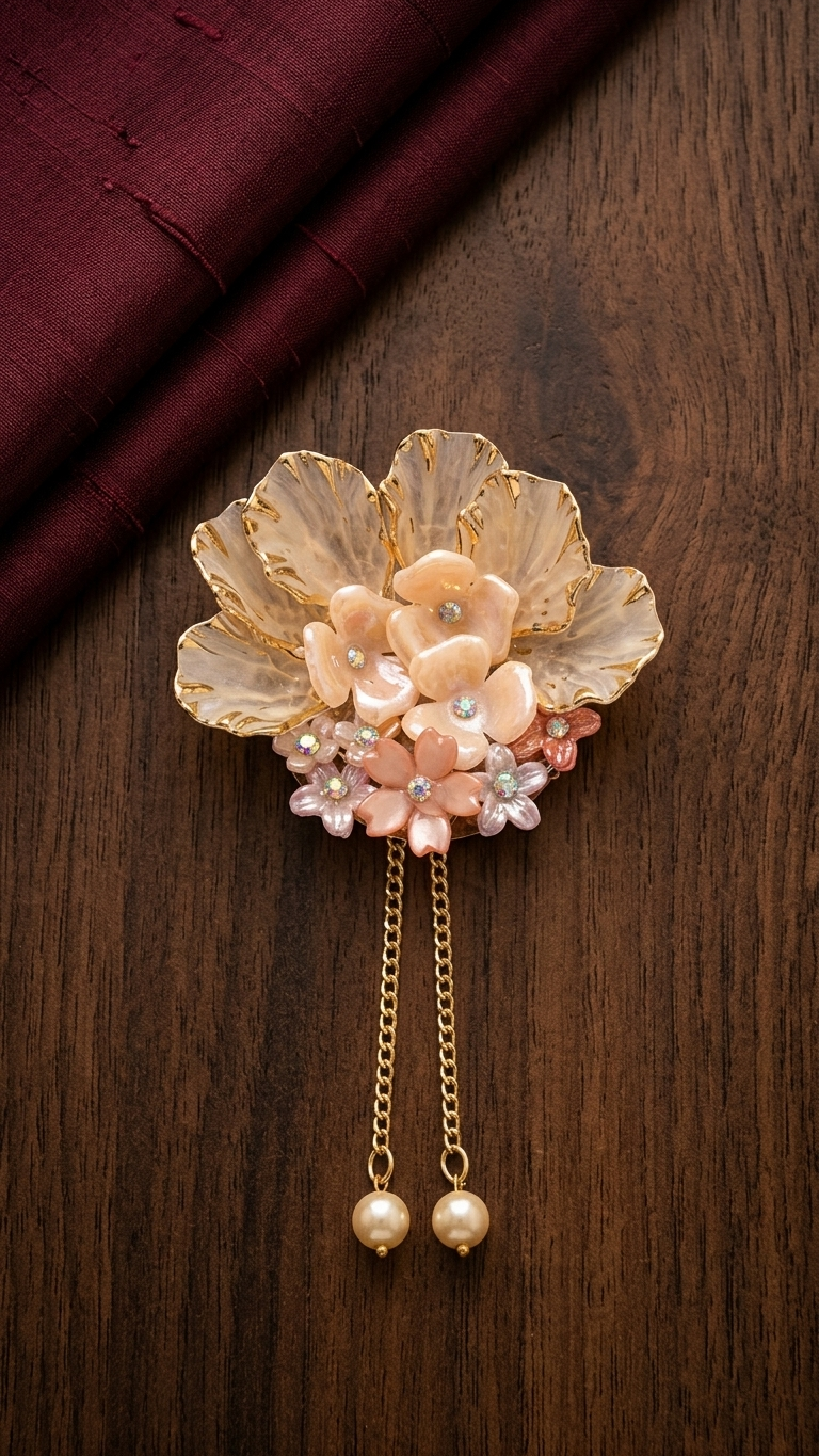 Floral Brooch Clips SN-01-0000305