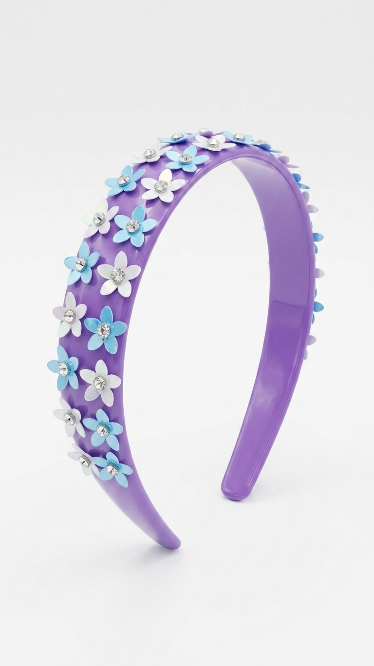 Embolished floral hair band SN-01-0000282
