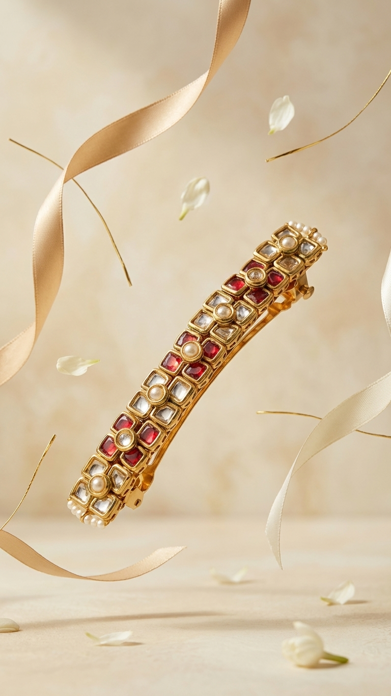 Kundan centre Clips SN-01-0000319