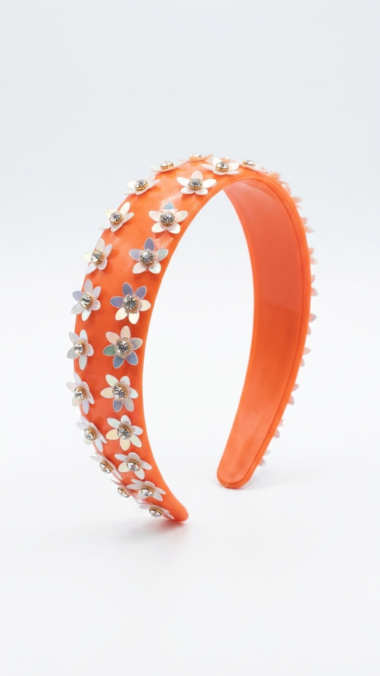 Embolished floral hair band SN-01-0000283
