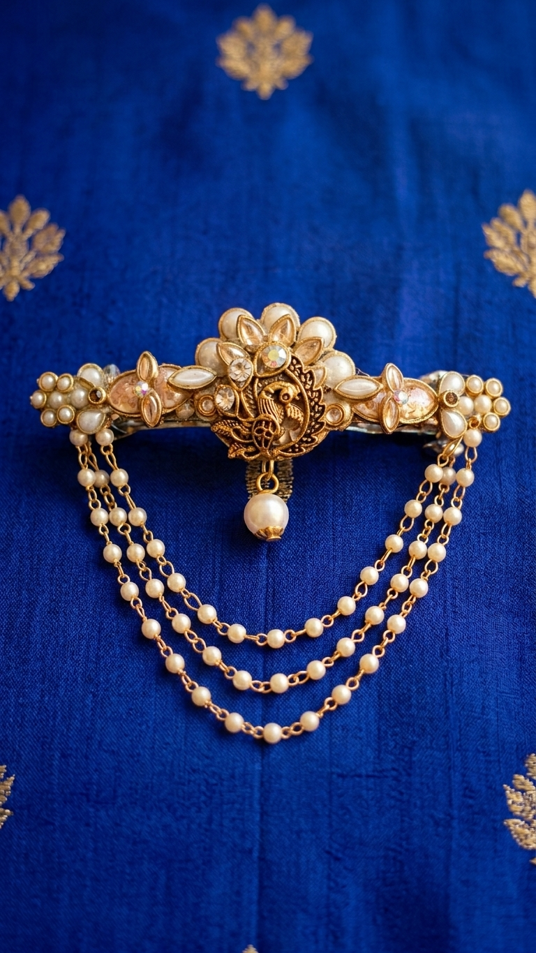 Elegant peacock clips SN-01-0000259