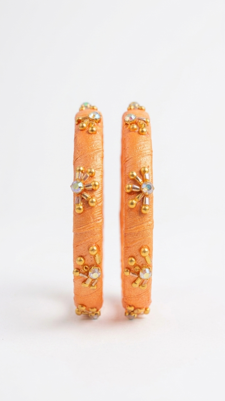 Thin Kundan bangles Pair SN-01-0000224