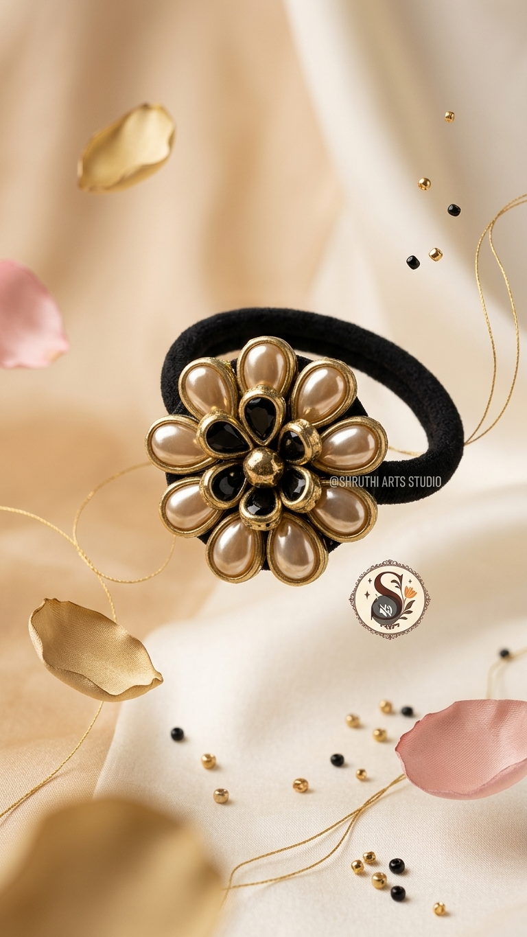 Kundan Hair ties SN-01-0000274