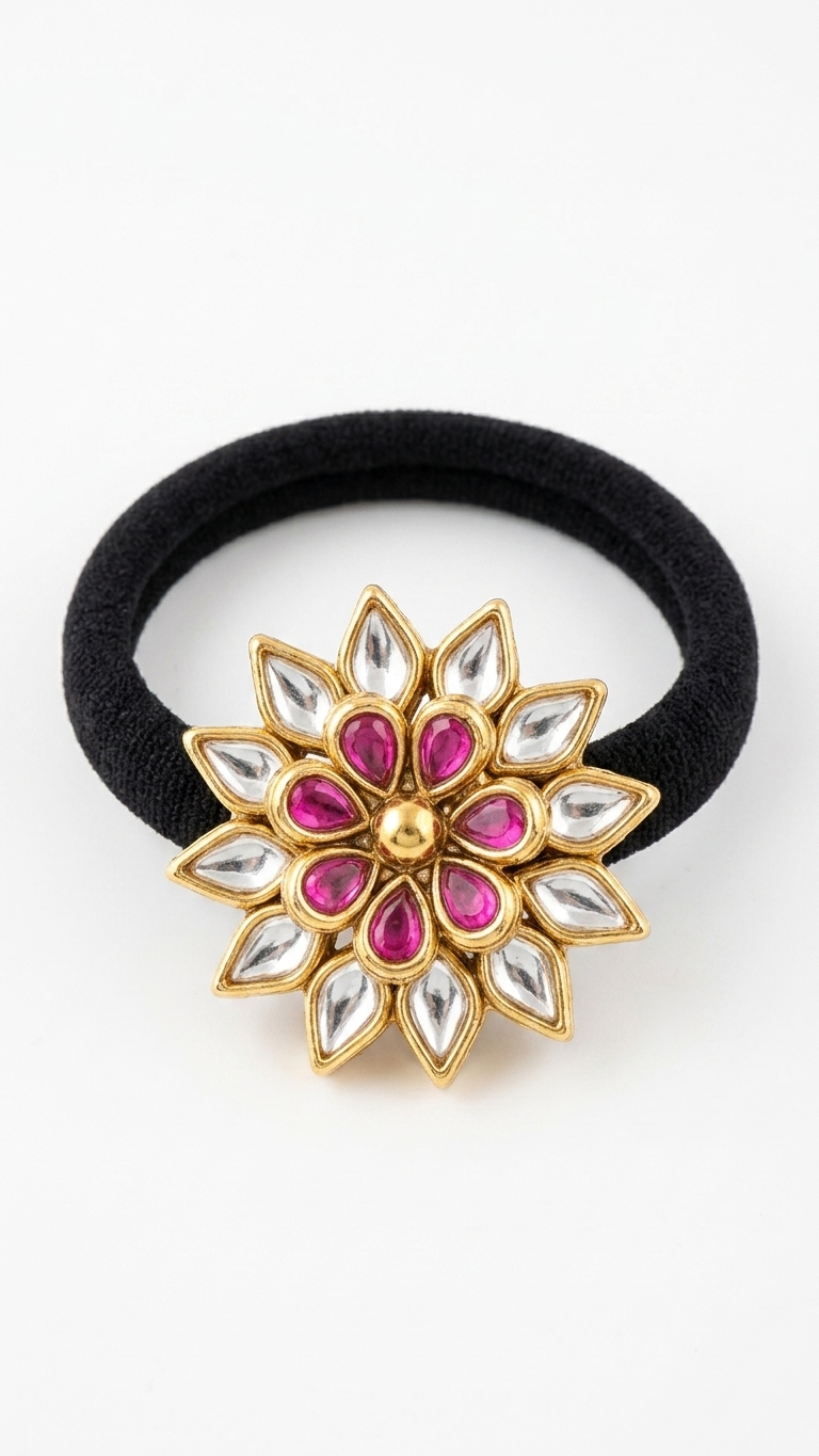 Kundan Hair ties SN-01-0000272