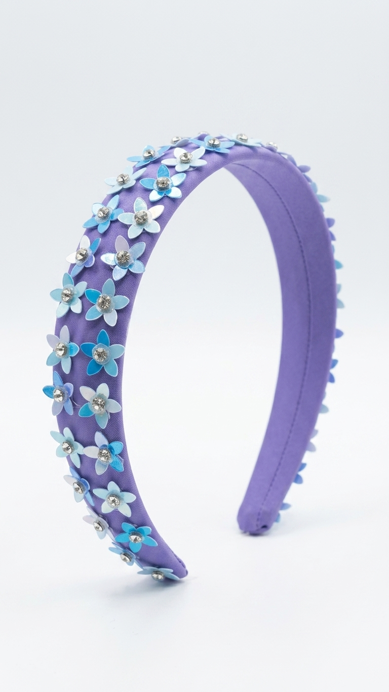 Embolished floral hair band SN-01-0000282