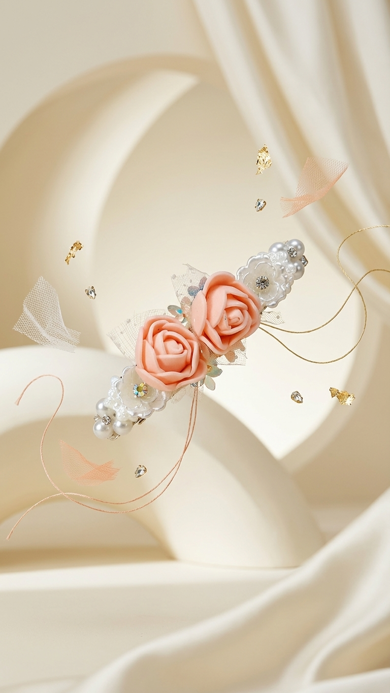Floral clips  SN-01-0000328
