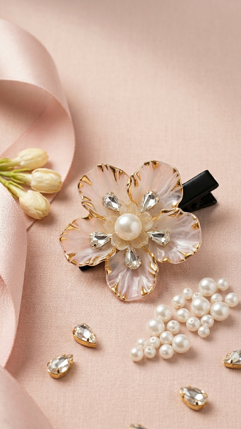 Big Kundan Hair Ties SN-01-0000323