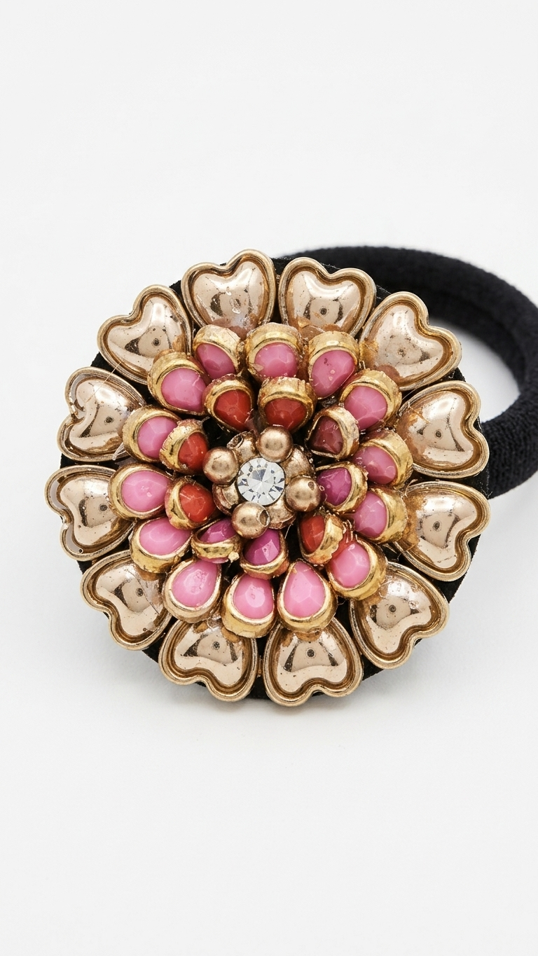 Big Kundan Hair Ties SN-01-0000330