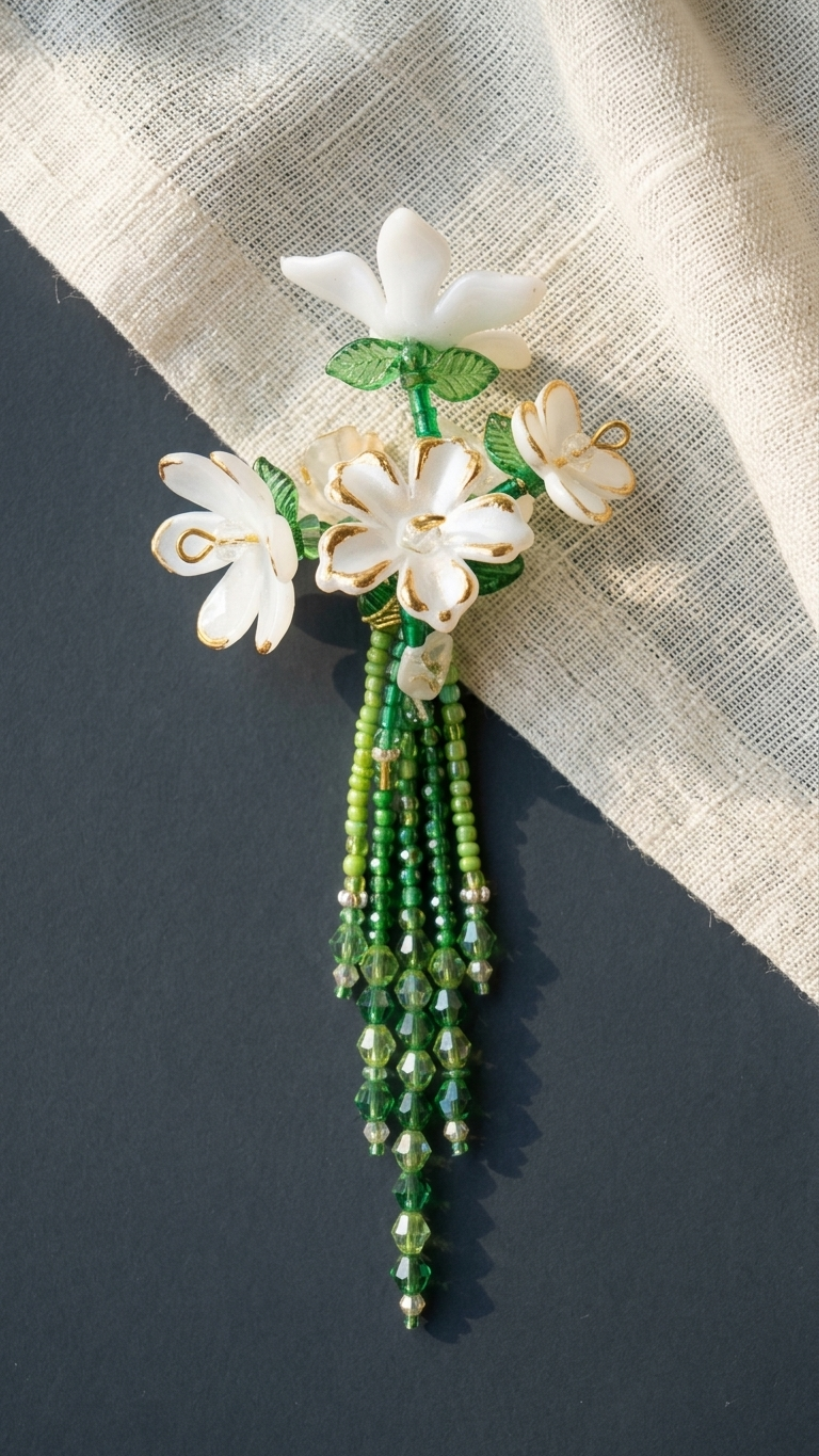 Blossom Charm Beaded Keychain SN-01-0000338