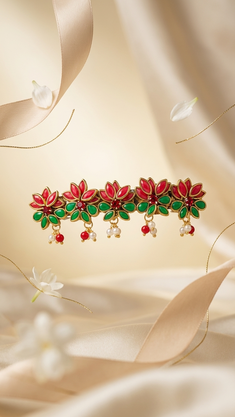 Kundan centre Clips SN-01-0000321