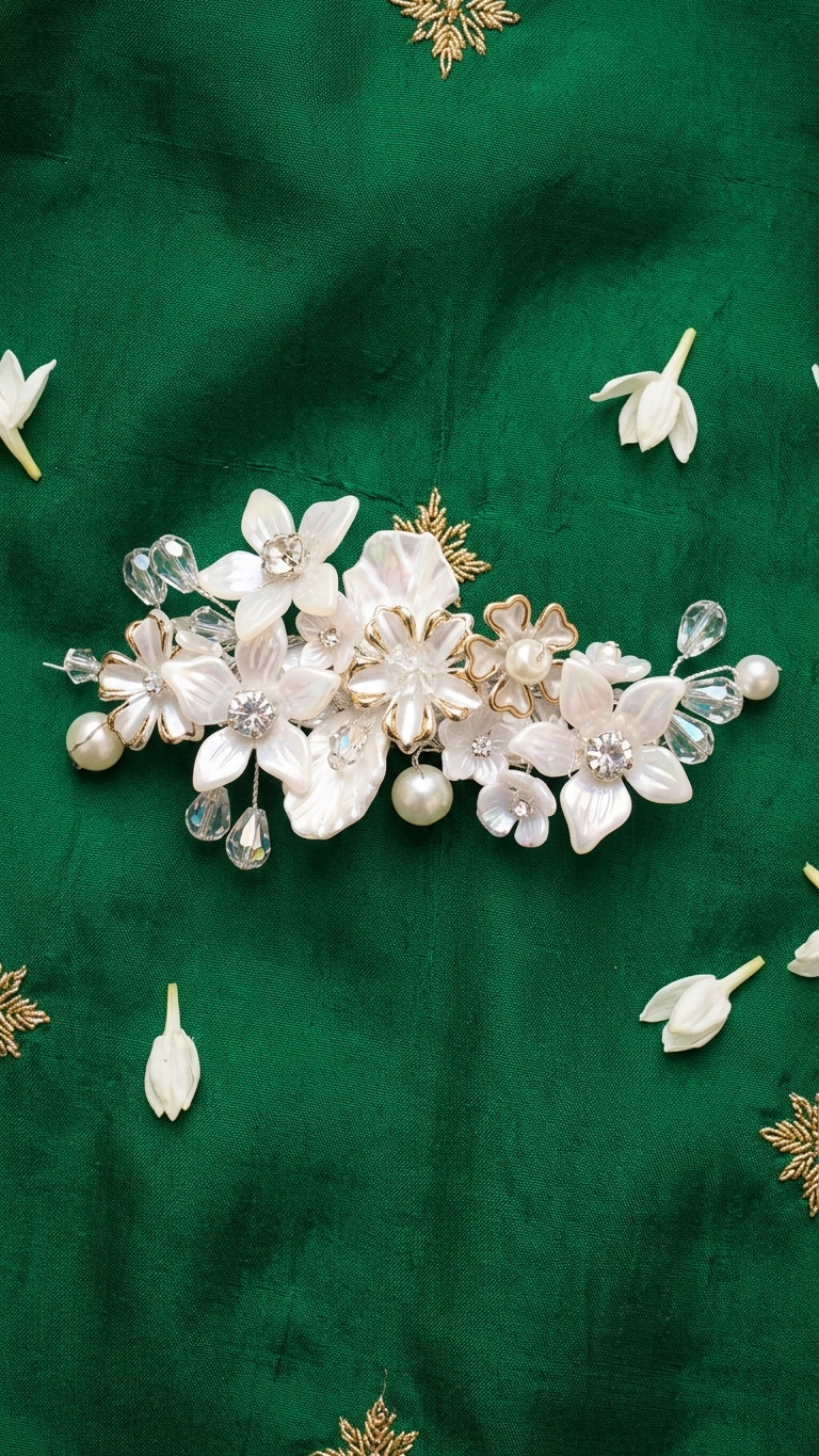 Tira Flroal Brooch Clips. SN-01-0000381