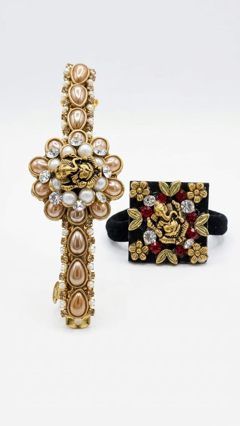 Ganesha themed hair accessories  SN-01-0000369