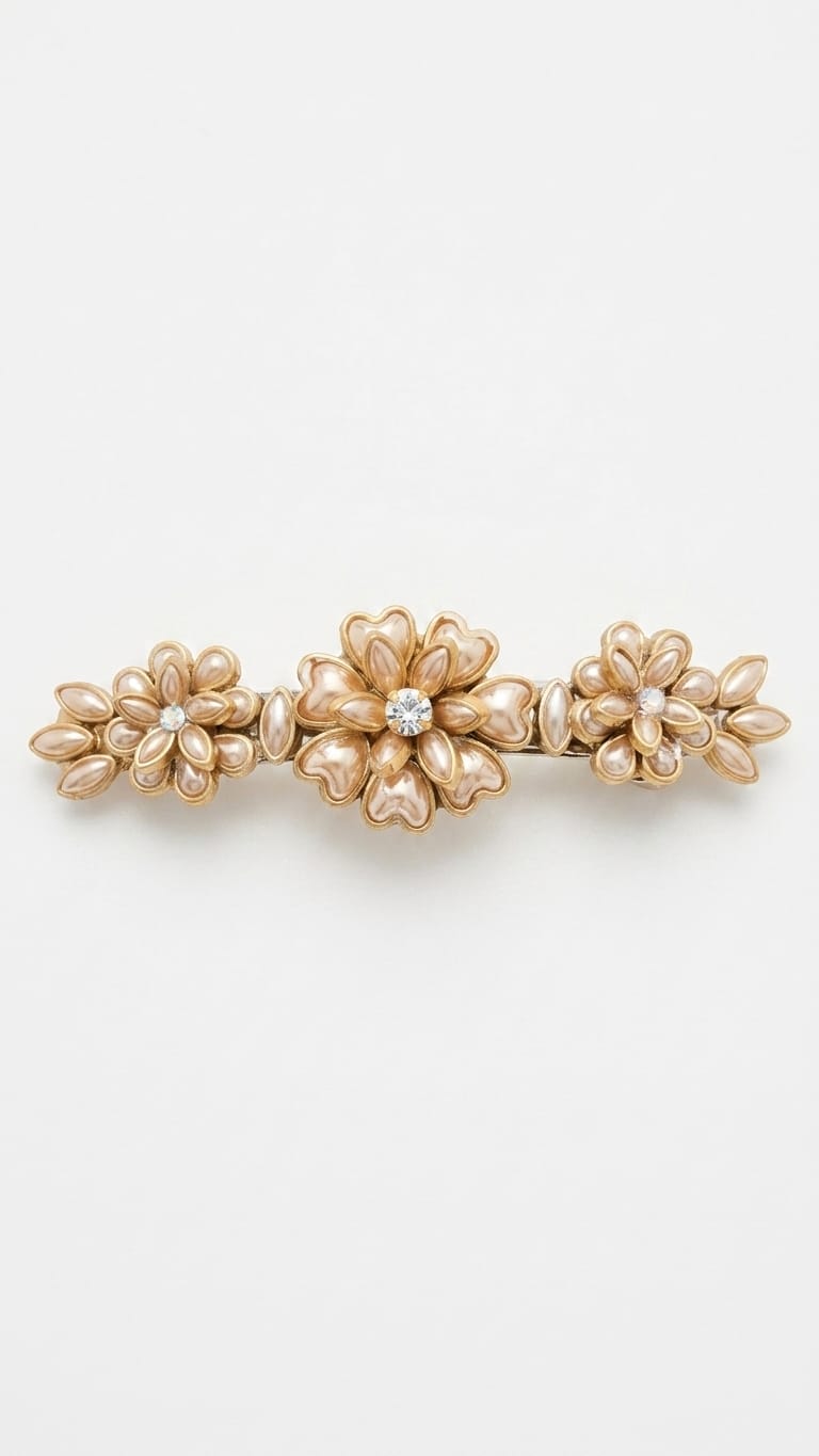 Grand kundan hair clips  SN-01-0000365