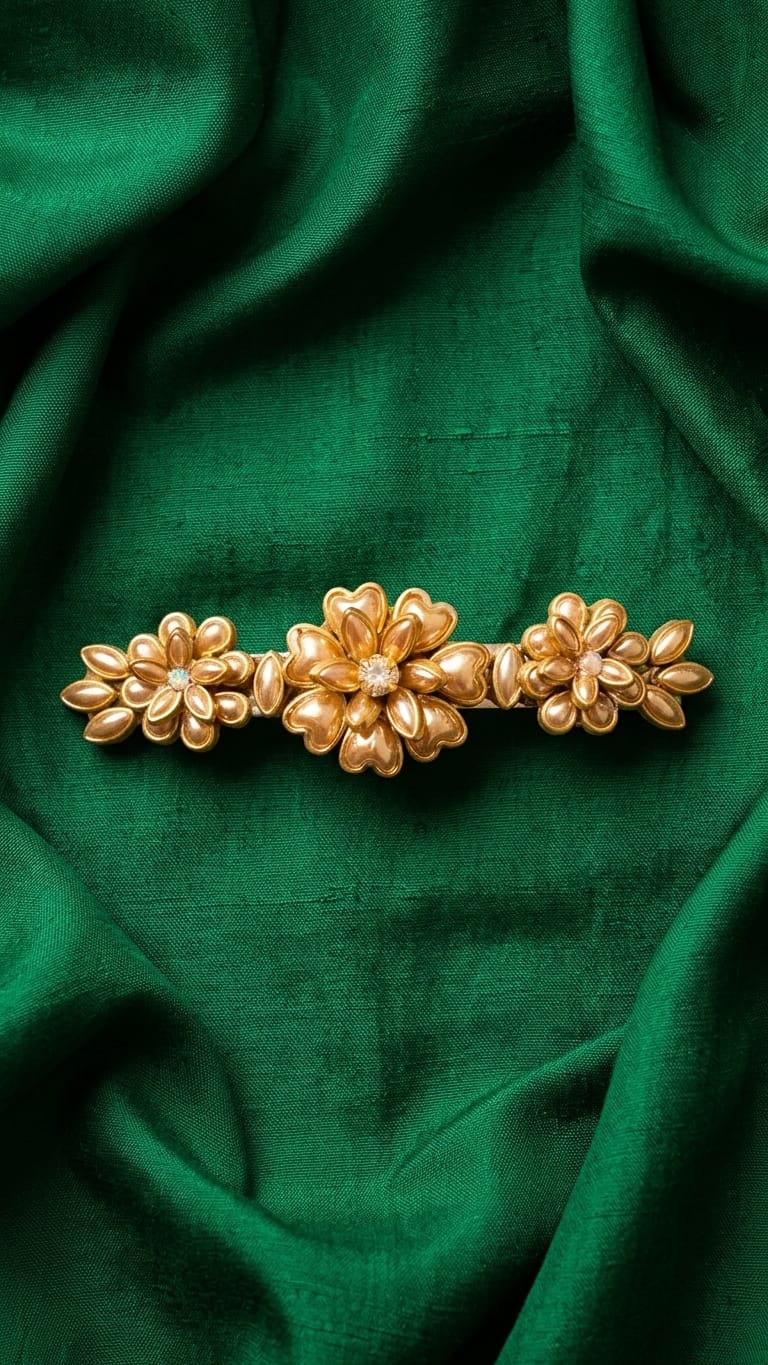 Grand kundan hair clips  SN-01-0000365